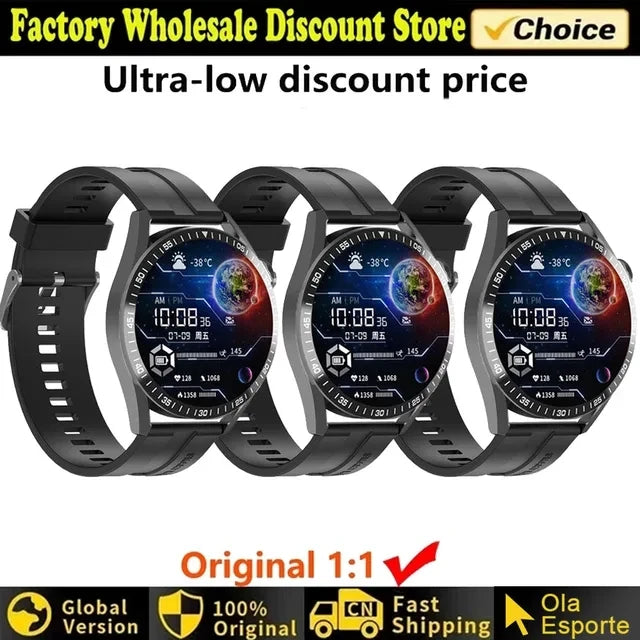 2024 New  Smart Watch 5 Pro Men Women AMOLED 420*420 HD Screen Heart Rate Bluetooth Calls Waterproof SmartWatch For Android IOS