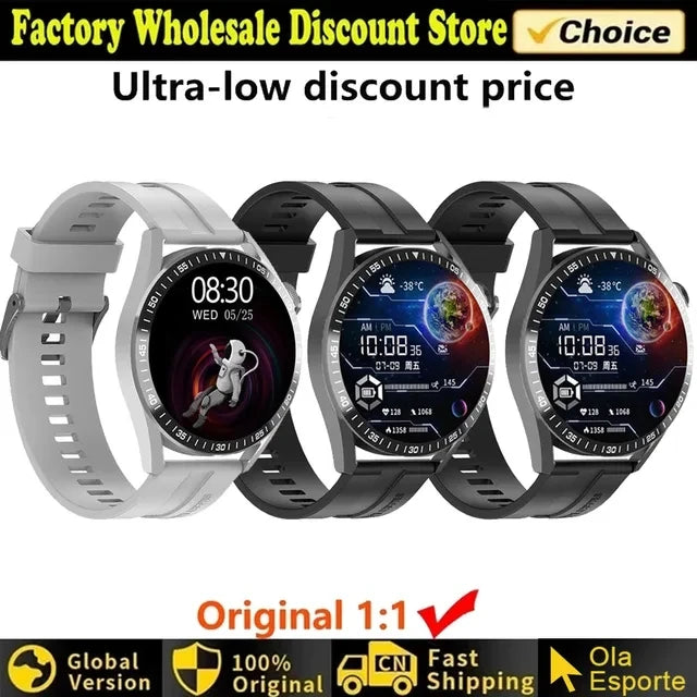2024 New  Smart Watch 5 Pro Men Women AMOLED 420*420 HD Screen Heart Rate Bluetooth Calls Waterproof SmartWatch For Android IOS