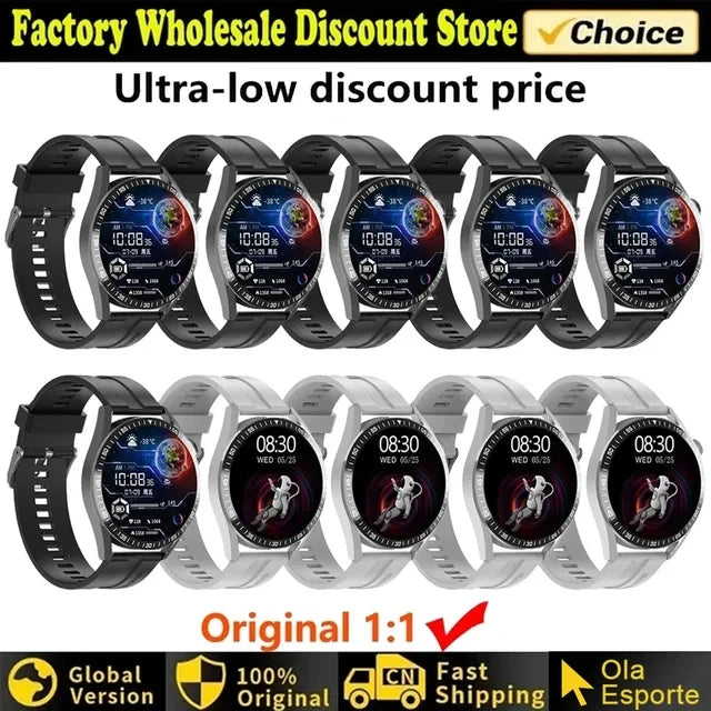 2024 New  Smart Watch 5 Pro Men Women AMOLED 420*420 HD Screen Heart Rate Bluetooth Calls Waterproof SmartWatch For Android IOS