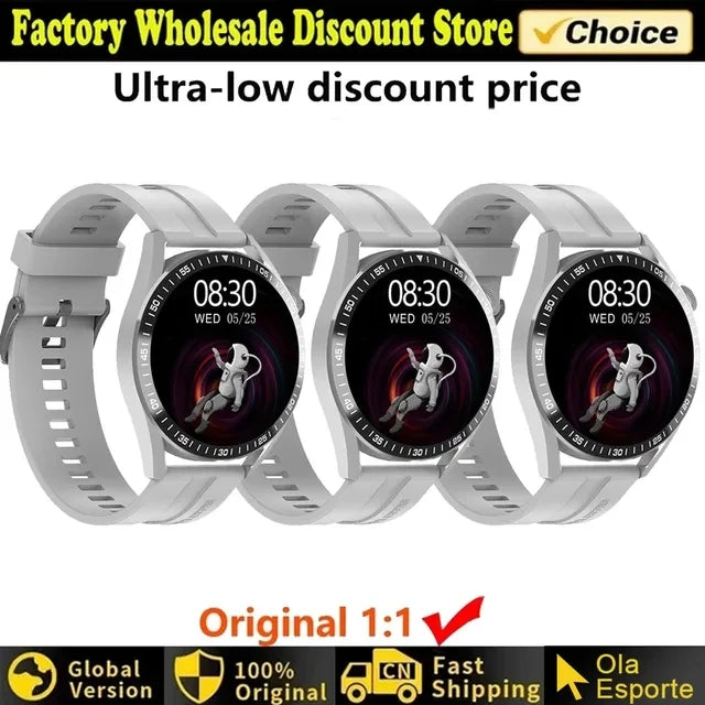 2024 New  Smart Watch 5 Pro Men Women AMOLED 420*420 HD Screen Heart Rate Bluetooth Calls Waterproof SmartWatch For Android IOS