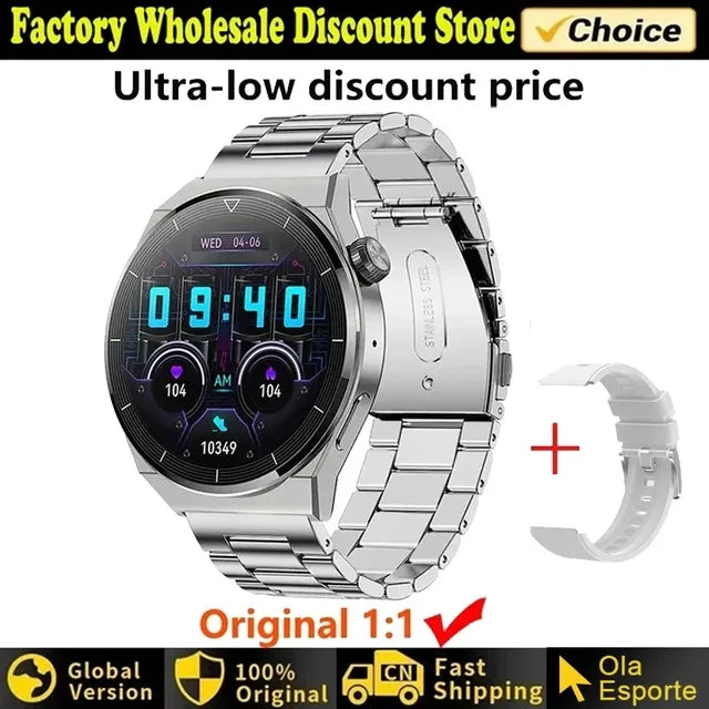 2024 New  Smart Watch 5 Pro Men Women AMOLED 420*420 HD Screen Heart Rate Bluetooth Calls Waterproof SmartWatch For Android IOS