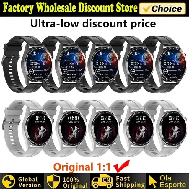 2024 New  Smart Watch 5 Pro Men Women AMOLED 420*420 HD Screen Heart Rate Bluetooth Calls Waterproof SmartWatch For Android IOS