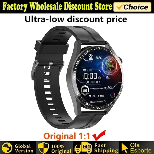 2024 New  Smart Watch 5 Pro Men Women AMOLED 420*420 HD Screen Heart Rate Bluetooth Calls Waterproof SmartWatch For Android IOS