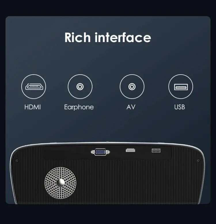 CAIWEI S7+ 4K Ultra HD Projector Video 3500 ANSI Home Theater Android for Movies Auto Focus Smart TV Beam Projectors for Outdoor