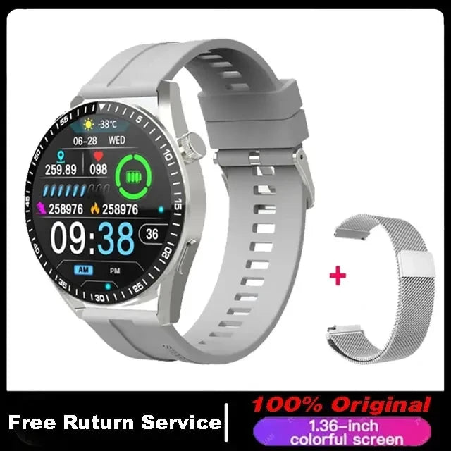 2024 New  Smart Watch 5 Pro Men Women AMOLED 420*420 HD Screen Heart Rate Bluetooth Calls Waterproof SmartWatch For Android IOS
