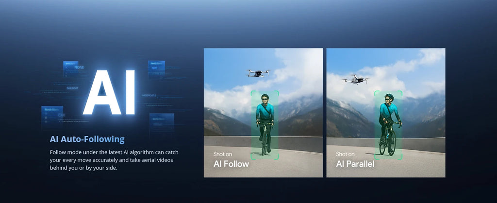 Potensic C0 ATOM 2 Drone with PTD 1 Remote Control 4K Video, 8K Photo Camera 10KM 2.7K Vertical Shoot, AI Night Shoting AI Track