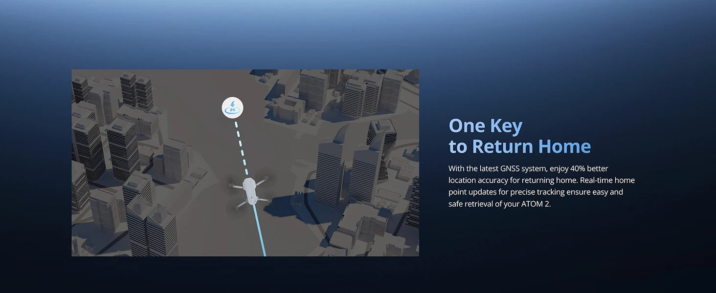 Potensic C0 ATOM 2 Drone with PTD 1 Remote Control 4K Video, 8K Photo Camera 10KM 2.7K Vertical Shoot, AI Night Shoting AI Track