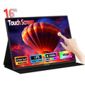 ZEUSLAP 16" Touch Screen Portable Monitor 100%sRGB 1200P IPS Travel Display for Steam Deck Laptop Switch PS4 PS5 Xbox