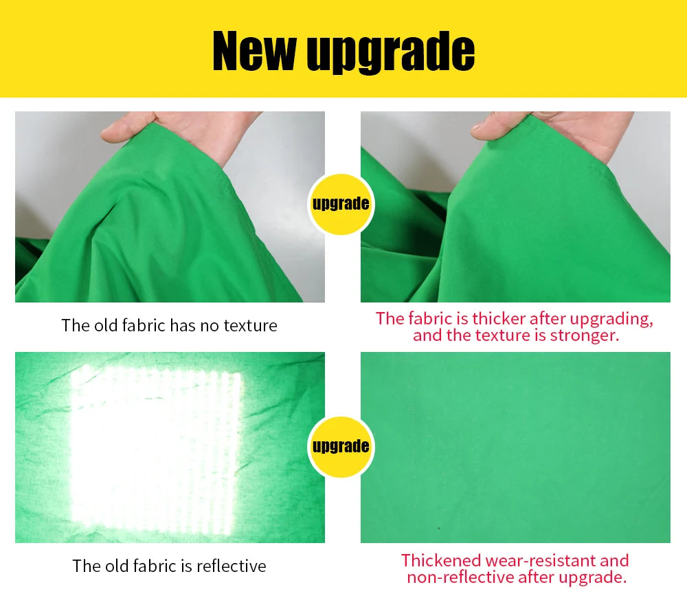 2.4x4 Background Frame black/white/Green/gray Screen Wall Foldable For Tiktok Live Photo Studio Kit Chromakey Green Screen Frame