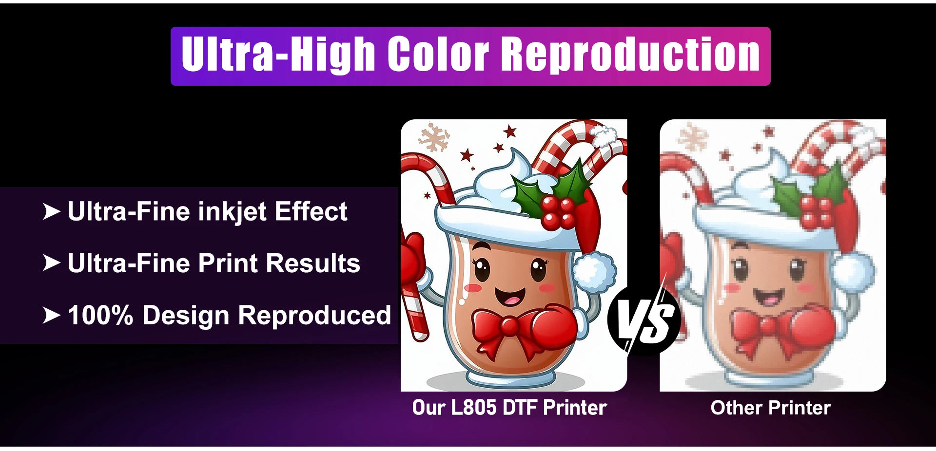 A4 DTF Printer for Epson L805 Printhead 8.5inch Roll DTF Printer Direct to Film DTF Printer For Clothes tshirt Printing Machine