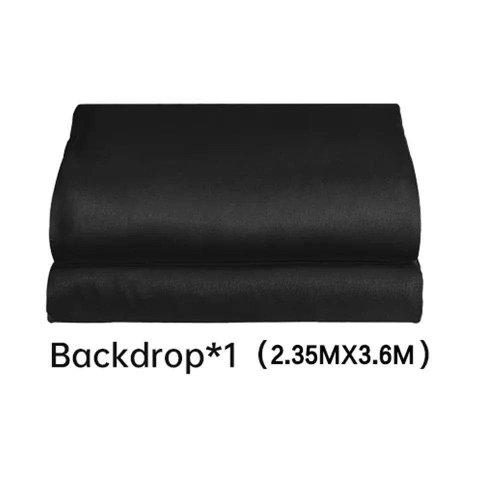 2.4x4 Background Frame black/white/Green/gray Screen Wall Foldable For Tiktok Live Photo Studio Kit Chromakey Green Screen Frame