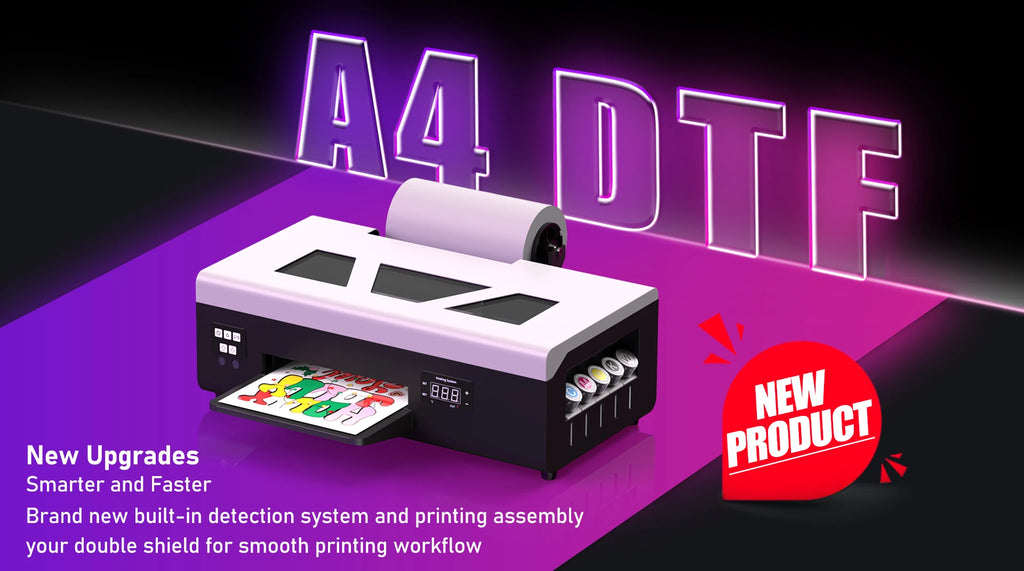 A4 DTF Printer for Epson L805 Printhead 8.5inch Roll DTF Printer Direct to Film DTF Printer For Clothes tshirt Printing Machine