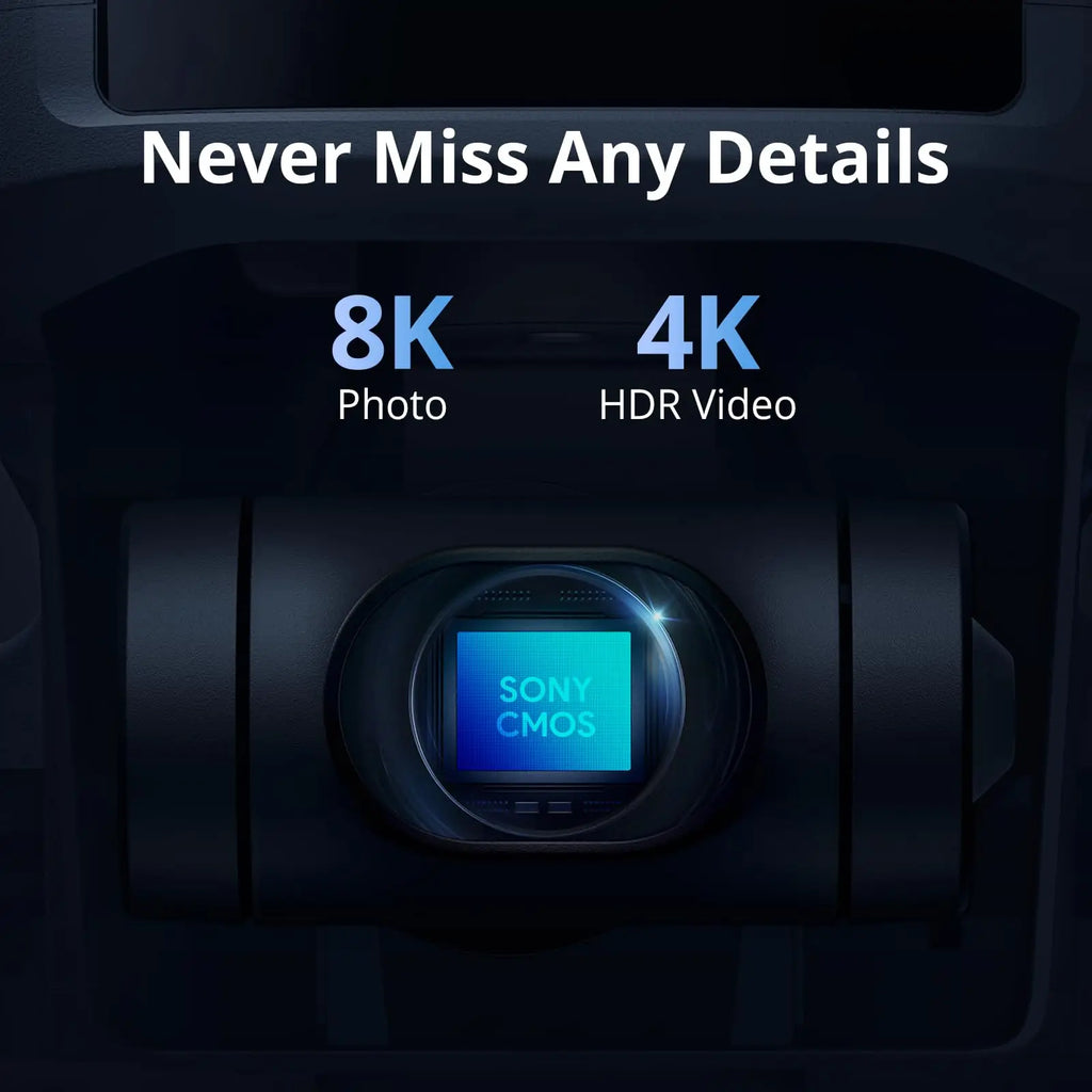 Potensic C0 ATOM 2 Drone with PTD 1 Remote Control 4K Video, 8K Photo Camera 10KM 2.7K Vertical Shoot, AI Night Shoting AI Track