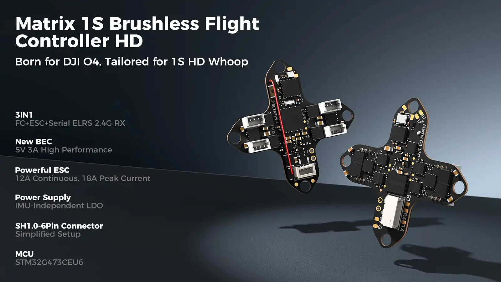 BETAFPV Meteor75 Pro O4 LAVA 1S 550mAh 75C Battery (4PCS)