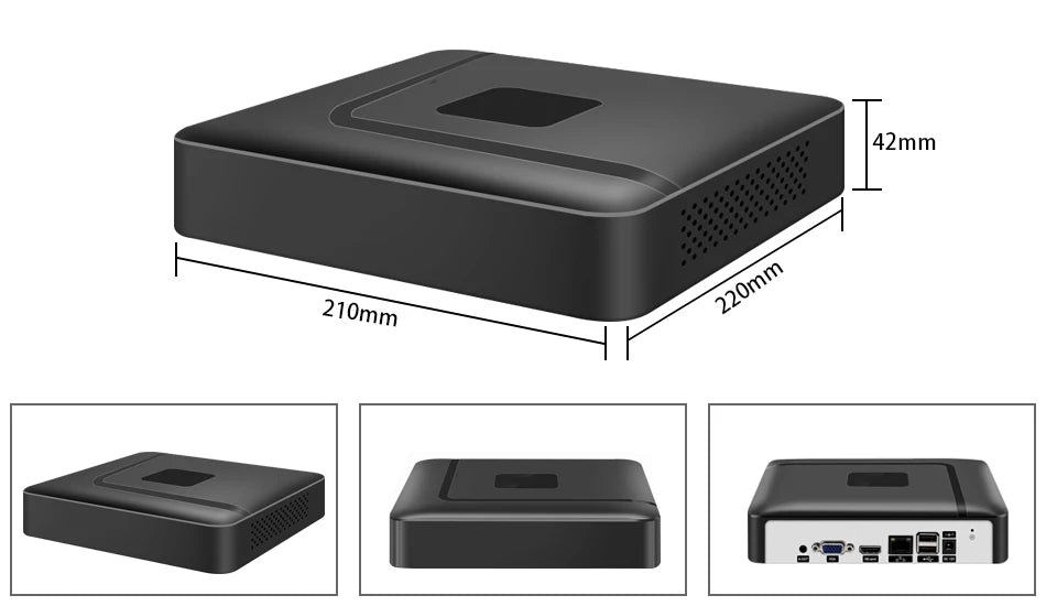 Smar H.265 Max 4K Output CCTV NVR Face Detection 9CH 10CH /16CH 32CH  4K Security Video Recorder Motion Detect P2P Onvif XMEYE