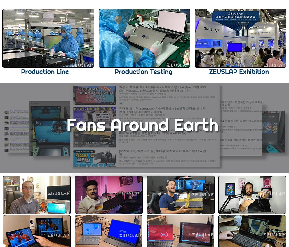 ZEUSLAP 16" Touch Screen Portable Monitor 100%sRGB 1200P IPS Travel Display for Steam Deck Laptop Switch PS4 PS5 Xbox