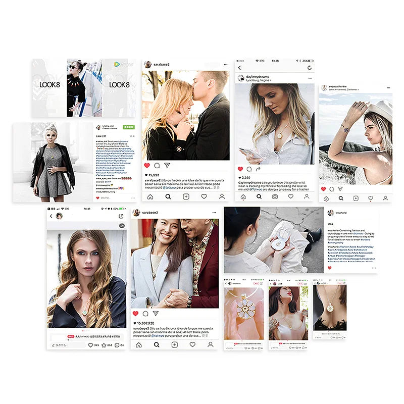 totwoo Long Distance touch Light up&Vibrate Bracelets for Couples, Long Distance Relationship Gifts Smart Sun&Moon Love Bracelet