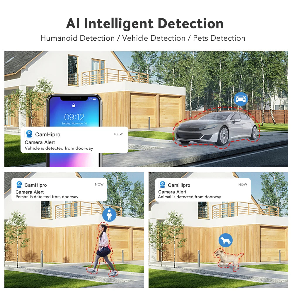 Outdoor IP Camera 8MP 5MP 4G Sim Card WIFI POE AI Auto Tracking 30X Zoom PTZ Speed Dome Two Way Audio IR 80m Surveillance Camera