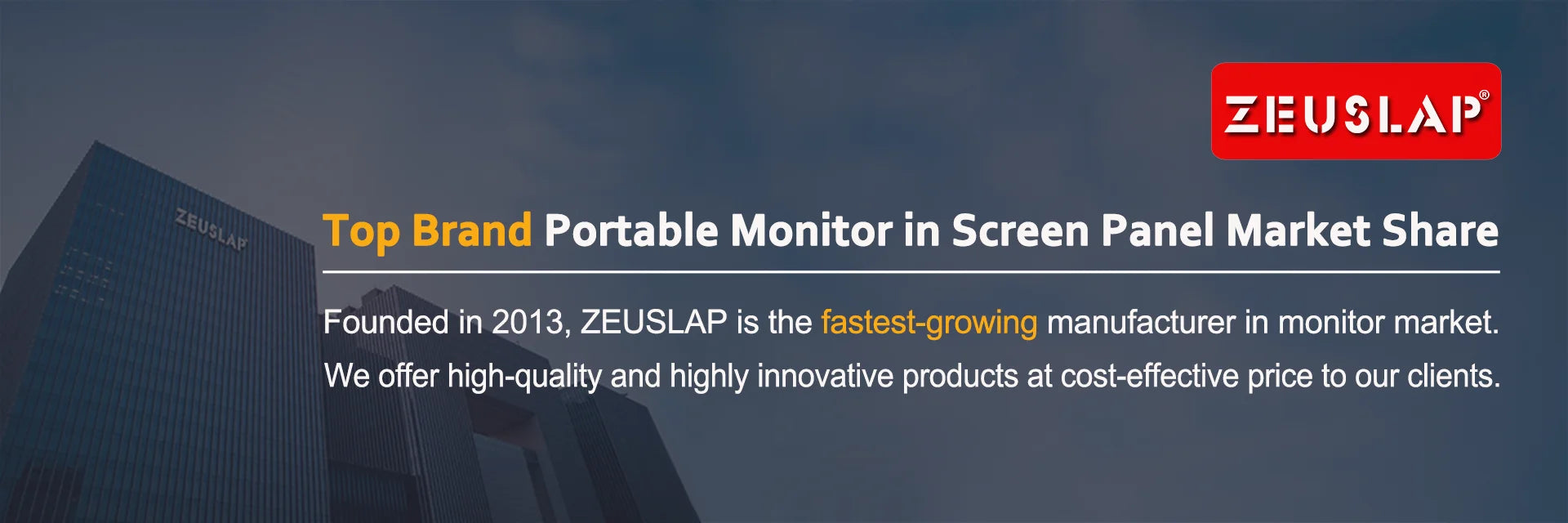 ZEUSLAP 16" 2.5K 144hz Portable Monitor 2560*1600 16:10 100%sRGB 500Cd/m²  Travel Gaming Display for Laptop Switch ps4 ps5 Xbox