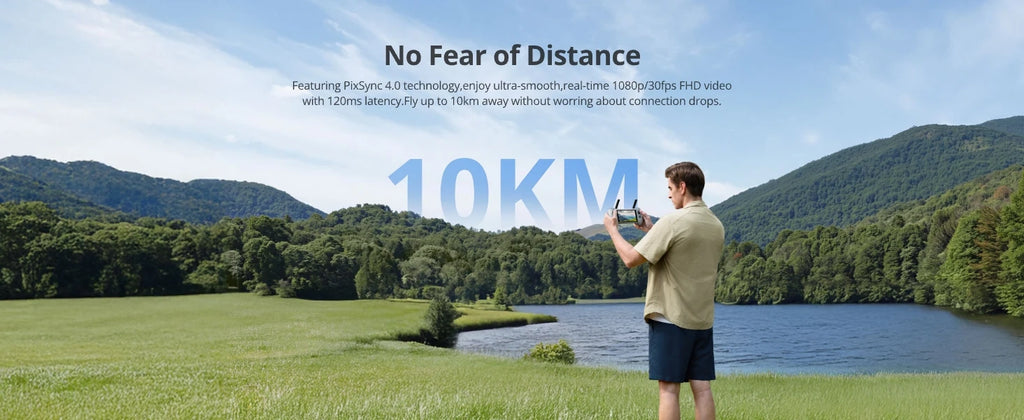 Potensic C0 ATOM 2 Drone with PTD 1 Remote Control 4K Video, 8K Photo Camera 10KM 2.7K Vertical Shoot, AI Night Shoting AI Track