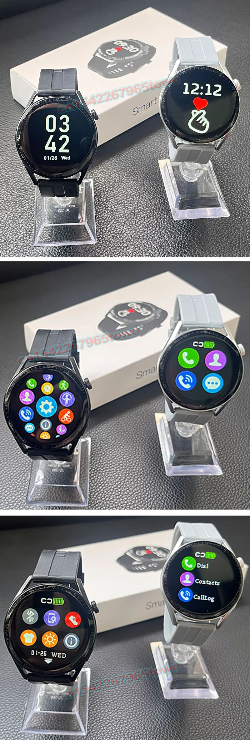 2024 New  Smart Watch 5 Pro Men Women AMOLED 420*420 HD Screen Heart Rate Bluetooth Calls Waterproof SmartWatch For Android IOS