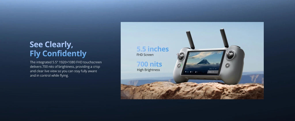 Potensic C0 ATOM 2 Drone with PTD 1 Remote Control 4K Video, 8K Photo Camera 10KM 2.7K Vertical Shoot, AI Night Shoting AI Track