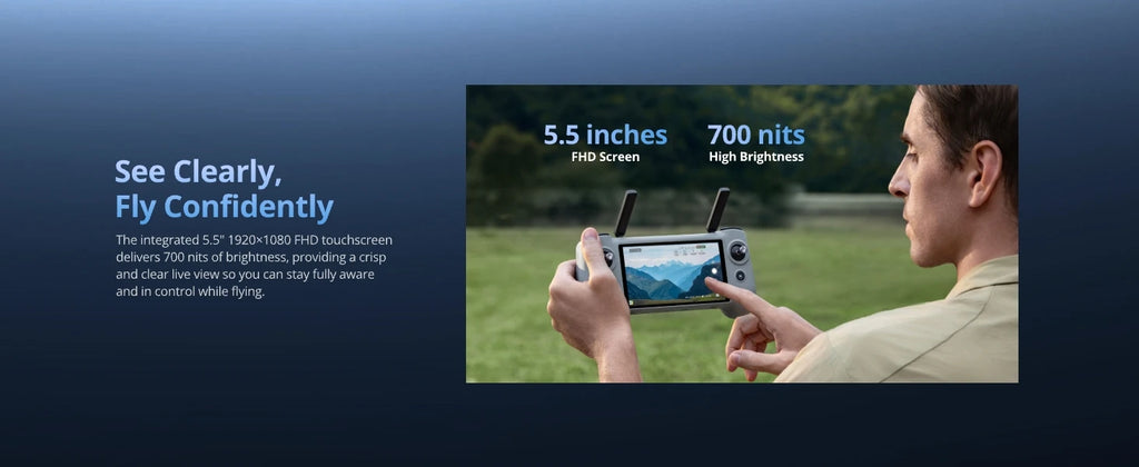 Potensic C0 ATOM 2 Drone with PTD 1 Remote Control 4K Video, 8K Photo Camera 10KM 2.7K Vertical Shoot, AI Night Shoting AI Track